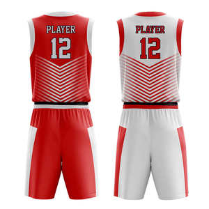 ชุดบาสเก็ตบอลแบบกลับด้านได้ ดีไซน์ใหม่ ผลิตจากโรงงานโดยตรง ผ้าโพลีเอสเตอร์ตาข่าย 100% พิมพ์ลายแบบซับลิเมชั่น - Product Image 2