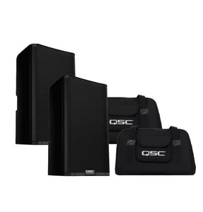 NOUVEAU Pack d'enceintes amplifiées bidirectionnelles K12.2 Série K2 2000W avec sacs de transport et supports - Product Image 2