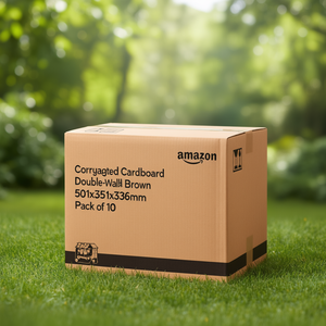 Corrugated Cardboard <b>Moving</b> <b>Box</b> Double-Walled Brown 501x351x336mm <b>Pack</b> of 10 - Product Image 3