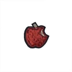 Écussons brodés de perles en fil métallique de haute qualité, petites étoiles dorées, fil métallique, épingle de sûreté promotionnelle, personnalisables en tissu - Product Image 4