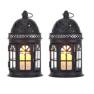 Top en la categoría Suministros indios al por mayor MOQ bajo y precio muchos colores y formas Vintage Tea Light Iron Lantern para jardín - Product Image 2