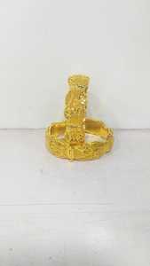 Bracelet plaqué or micro 1 gramme, boucles d'oreilles pour femmes africaines, vêtements de fête - Product Image 5