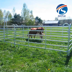 新设计便携式畜栏镀锌牲畜牛栏圆笔场马栏 - Product Image 4