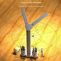 Lampe de table à commande tactile sans fil flexible à double LED avec affichage de l'heure de l'horloge, rechargeable 5V, lampe de table pour enfants qui protège les yeux