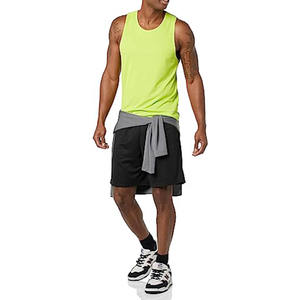 Logo personnalisé hommes Gym débardeurs tricoté coton dos nageur séchage rapide respirant ajusté - Product Image 4