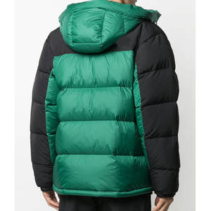 Veste matelassée pour hommes à col montant en gros 100% coton imprimé style bulle formel et chaud pour l'hiver - Product Image 2