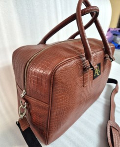 ราคาขายส่ง กระเป๋าเดินทางหนังแท้ 100% ใหม่ ปรับแต่งได้ น้ำหนักเบา คุณภาพพรีเมียม มีช่องใส่รองเท้า ความจุขนาดใหญ่ สีน้ำตาล - Product Image 5