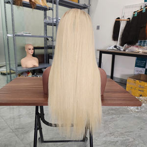 Nuevo producto 2024 13x4 Pelucas de encaje frontal Color natural Cabello crudo vietnamita Pelucas rectas de hueso de alta calidad Cabello humano Encaje frontal - Product Image 3