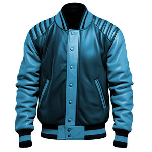 Veste universitaire en cuir personnalisée pour hommes hiver collège université Lettermen prix raisonnable logo personnalisé veste versity - Product Image 6