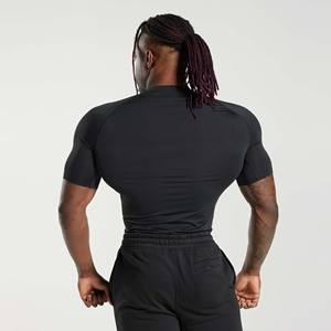 T-shirt de sport pour homme, compression, anti-rides, écologique, séchage rapide, respirant, entraînement en salle de sport, décontracté, fitness, imprimé léger, vêtements de sport - Product Image 6