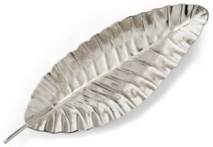 Plateau de rangement alimentaire en aluminium couleur or à motif feuille, plateau de rangement de qualité supérieure pour bijoux et cosmétiques, en vente - Product Image 3