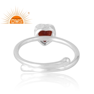 แหวนพลอยโกเมนธรรมชาติขายดีใน925เครื่องประดับที่กำหนดเองสำหรับผู้หญิงของขวัญสำหรับผู้หญิง - Product Image 2