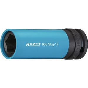HAZET 903SLG-17 1/2" Drive 6-Point Impact <b>Socket</b> with Copper Sleeve <b>17mm</b> Wrench Size 85mm Length - Product Image 1