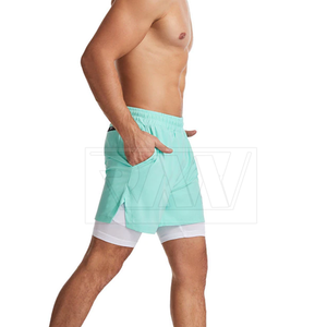 Pantalones cortos de gimnasio para hombre con diseño personalizado hecho en fábrica, cómodos pantalones cortos de gimnasio para hombre - Product Image 2