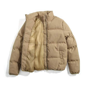 Veste matelassée formelle pour homme en marque propre, vêtements d'hiver isolés avec logo frontal pour les marques américaines, service OEM - Product Image 4