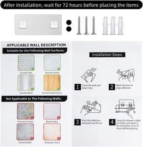 स्टेनलेस स्टील शौचालय ऊतक रोल धारक शौचालय पेपर धारक शौचालय के लिए शैल्फ स्व चिपकने वाला या दीवार-माउंट के साथ - Product Image 6