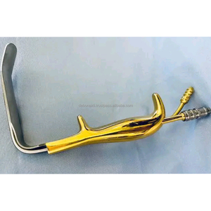 เครื่องดึงเต้านมคู่พร้อมฟัน22X55มม. 31ซม. เครื่องมือทำศัลยกรรมพลาสติกชุบทอง - Product Image 3
