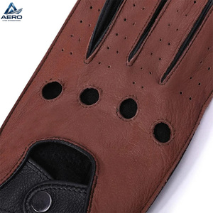 OEM Leather Safety <b>Gloves</b> for Workers Fast Shipping Worldwide Wholesale Split Cow Leather <b>Gloves</b> for Industrial Use OEM Accepted - Product Image 5