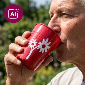 Vaso Antideslizante con Diseño Floral - Product Image 5