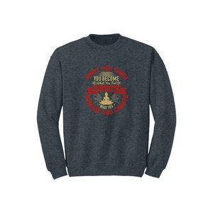 Sudadera de mezcla de algodón con temas de Buda Estampado Estilo informal 12 opciones de color 260-280 Colocación de diseño personalizable GSM pesado - Product Image 1