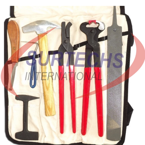 Kit d'outils équins vétérinaires Surtechs professionnel de haute qualité Source d'alimentation manuelle pour le maréchal-ferrant et le soin des sabots - Product Image 2