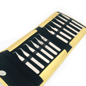 แหนบต่อขนตา Vetus ทำจากสเตนเลสสตีลจากญี่ปุ่นพร้อมปลายเงินเคลือบสีนู้ดติดฉลากส่วนตัว - Product Image 3