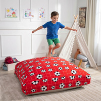 Tapis de sol sensoriel en polaire douce, tapis d'atterrissage lavable et antidérapant pour enfants, idéal pour la salle de jeux, l'entraînement et la relaxation