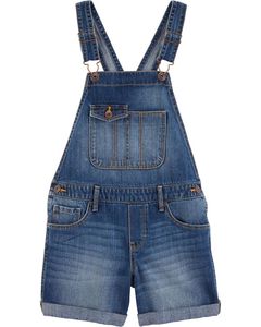 Denim High Quality Eco-Friendly Breathable <b>Short</b> <b>Dungaree</b> <b>Women</b> Light Wash Distressed Vintage Effortless Style Bib Summer Winter - Product Image 1