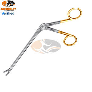 JACKBILLY Caspar Instrument droit de 6 pouces à coupe fenêtrée Mâchoires dentelées Disque intervertébral Rongeur 2x12mm en acier inoxydable - Product Image 6