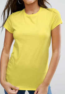 Camiseta Casual de Manga Corta para Mujer al por Mayor, Ecológica, Sólida, Multicolor, con Logotipo Personalizado, Ropa Básica de Moda al por Mayor - Product Image 2