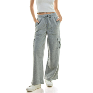 กางเกงคาร์โก้ทรงฮาเร็มวินเทจสำหรับผู้หญิงเครื่องแต่งกายแนวสตรีทแบบมีกระเป๋าหลายกระเป๋ากางเกงขากว้างมีเชือกหูรูดเสื้อผ้าผู้หญิงทรงแบนพิมพ์ลาย - Product Image 1