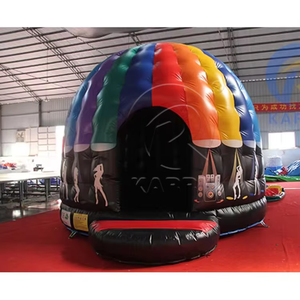 Castillo Inflable Comercial para Discoteca, Casa de Brinco Musical, Brincolín de PVC para Fiestas al Aire Libre, Moonwalk - Product Image 3