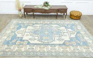 Alfombra anudada a mano de diseño moderno hecha a mano, hermoso color vibrante, patrón abstracto persa turco, tamaño personalizable disponible - Product Image 4