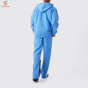 High Quality Vintage Style <b>Work</b> Streetwear Windbreaker Sets Color Customized Heavy Duty Nylon Adjustable Windbreaker Tracksuits - Product Image 2