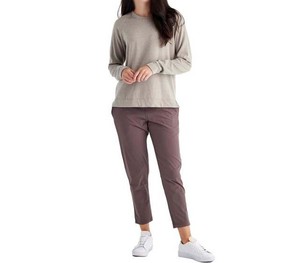 Sweatshirts pour femmes en coton à épaules tombantes Sweatshirt surdimensionné uni vierge personnalisé de haute qualité pour les femmes - Product Image 5