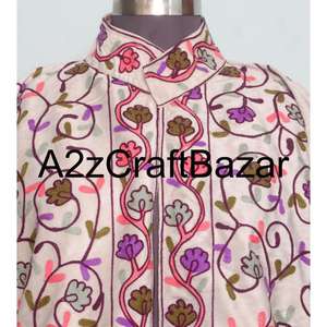 Chaqueta de Terciopelo 100% Algodón Tejido con Patrón Floral Bordado Ecológico y Transpirable para Mujeres y Niñas - Product Image 2