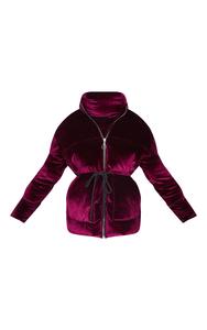 OEM Service Manufacturer <b>Lightweight</b> <b>Women</b> Velvet <b>Jacket</b> Sublimated Print Bubble <b>Women</b> Velvet <b>Jacket</b> - Product Image 5