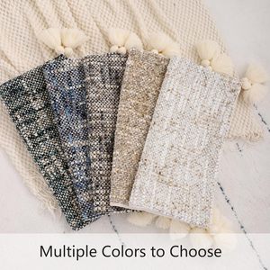 Throw Pillow Covers 18x18 Set Tassels Texture Neutral Chenille <b>Cushion</b> Covers <b>for</b> Home Decor Sofa <b>Bed</b> Living Room No Latex - Product Image 5