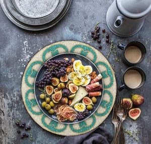 Handcrafted American Style Round <b>Beaded</b> <b>Placemats</b>/pads for Dining Table Wedding Christmas & Family Gatherings Made of Glass - Product Image 6