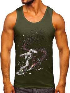 Débardeur à séchage rapide personnalisé impression par sublimation de teinture débardeurs pour hommes débardeurs pour l'été Fitness Gym débardeur pour hommes gilets de Fitness - Product Image 4