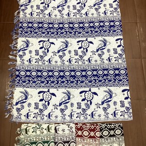 Tuyệt đẹp mềm mại đầy màu sắc đẹp tươi sáng nhiệt đới được thiết kế <span class=keywords><strong>sarong</strong></span> trên Rayon dệt vải đã sẵn sàng cho lô hàng ngay lập tức - Product Image 1