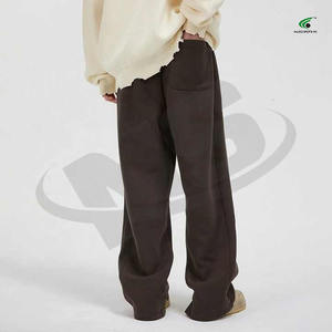 Pantalon de jogging évasé pour homme, sur mesure, de haute qualité, style empilé, taille élastique, imperméable, respirant, OEM, décontracté, hiver - Product Image 6