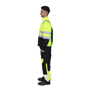 Vêtements de travail d'usine, uniforme en polyester, design imperméable, respirant, ignifuge, haute visibilité, vêtements de sécurité pour travaux à chaud, hommes - Product Image 3