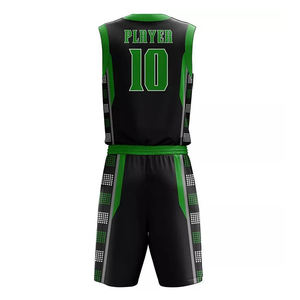 Vente en gros de maillots de basket-ball de haute qualité vêtements d'entraînement uniformes réversibles respirants personnalisés pour adultes ensembles d'été - Product Image 3