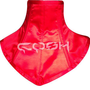 Corset en satin rouge avec fermeture éclair latérale réglable - Product Image 1