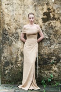 Accesorios de ropa Cinturón tejido a mano con adornos florales Flor de perlas lineales Un toque de sofisticación y encanto ANT BLANCA - Product Image 2