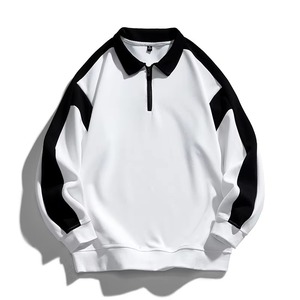 Jersey de invierno con cremallera para hombre 2024, sudaderas informales de manga larga para hombre al aire libre, sudaderas de Color sólido para hombre - Product Image 1