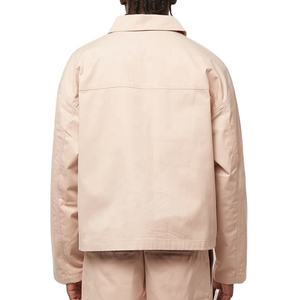 Chaqueta de trabajo de lona resistente personalizada para hombre, chaqueta de trabajo de invierno con cremallera y forro para hombre - Product Image 2