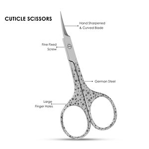 Lightweight Professional Stainless Steel Nail Scissors with Curved <b>Edge</b> Durable Grooming <b>Tool</b> for Cuticle Care - Product Image 6