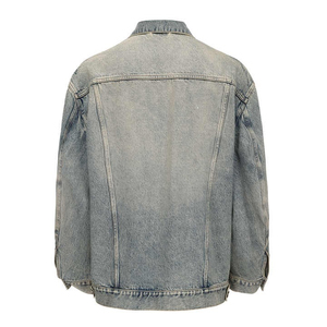 Veste en jean légère pour hommes meilleur produit vente à chaud veste en jean pour hommes au prix de gros avec logo personnalisé/couleurs - Product Image 2